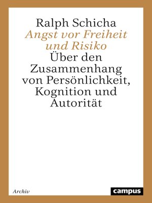 cover image of Angst vor Freiheit und Risiko